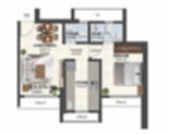 1 BHK Type A Floor Plan